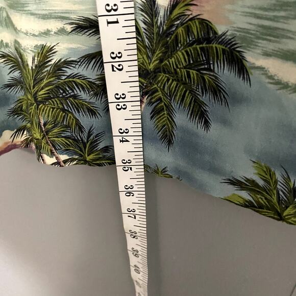 Vintage The Hawaiian Original Blue Tropical Beach Sleeveless Shift Dress 4 - Picture 4 of 8